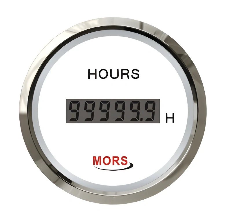 Di̇ji̇tal Motor Zaman Saati̇ 12-24V Beyaz