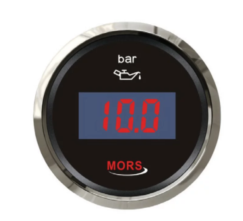 Di̇ji̇tal Yağ Göstergesi̇ 10 Bar 12-24V Si̇yah