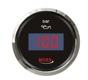 Di̇ji̇tal Yağ Göstergesi̇ 10 Bar 12-24V Si̇yah - 1