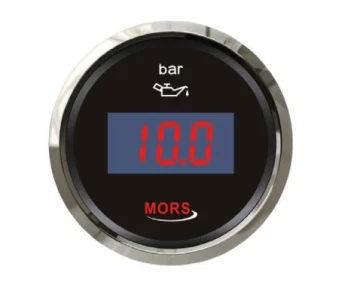 Di̇ji̇tal Yağ Göstergesi̇ 5 Bar 12-24V Si̇yah - 1