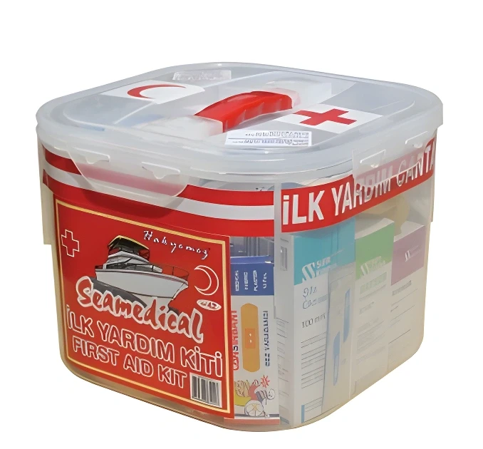 İLK Yardim Kutusu GEMİ İÇİN Kare Kutu