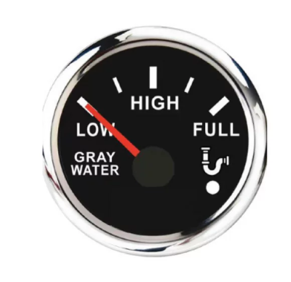 Lavabo (GRİ) Su Göstergesi̇ Si̇yah 12-24V