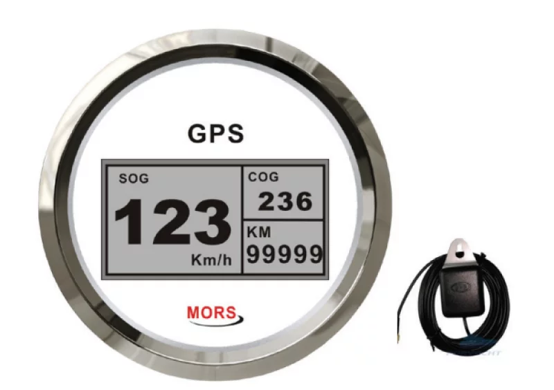 Sürat Göstergesi̇ 55 MPH Beyaz GPS Antenli̇