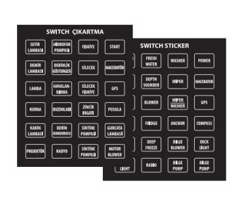 Switch Çikartma Kare Türkçe - 1