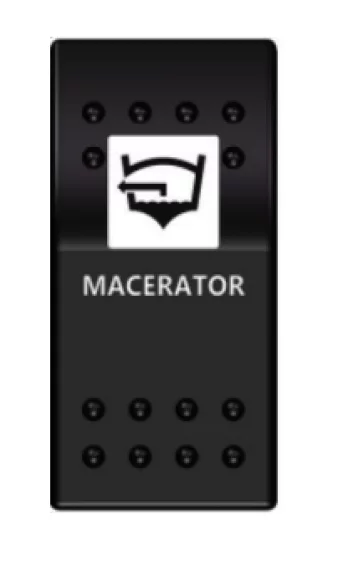 Switch On-off Maceratör 12/24 V