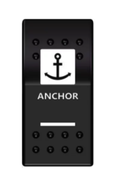 Switch (on)-off-(on) Çapa Irgat 12/24 V