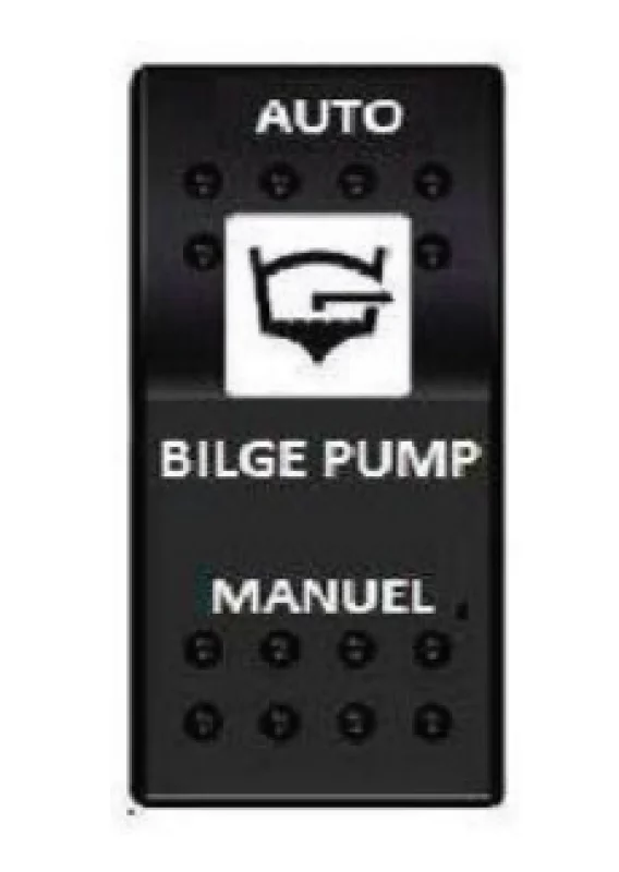 Switch On-off-(on) Manuel OTOM. Si̇nti̇ne POMP. 12/24 V