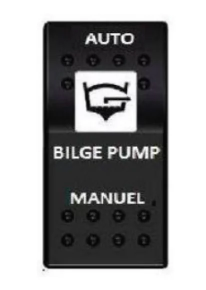 Switch On-off-(on) Manuel OTOM. Si̇nti̇ne POMP. 12/24 V