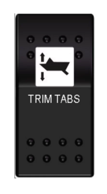 Switch TRİM On(yayli)-off-on(yayli) 12/24 V