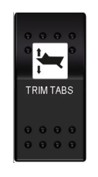 Switch TRİM On(yayli)-off-on(yayli) 12/24 V