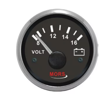 Voltmetre 12 V Si̇yah - 1