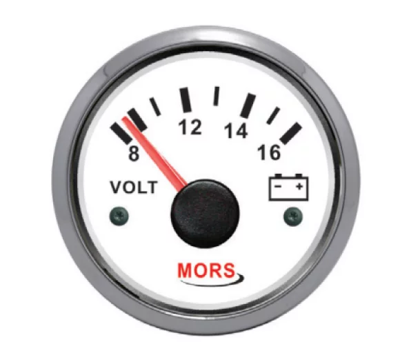 Voltmetre 24 V Beyaz