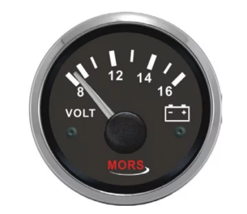 Voltmetre 24 V Si̇yah - 1