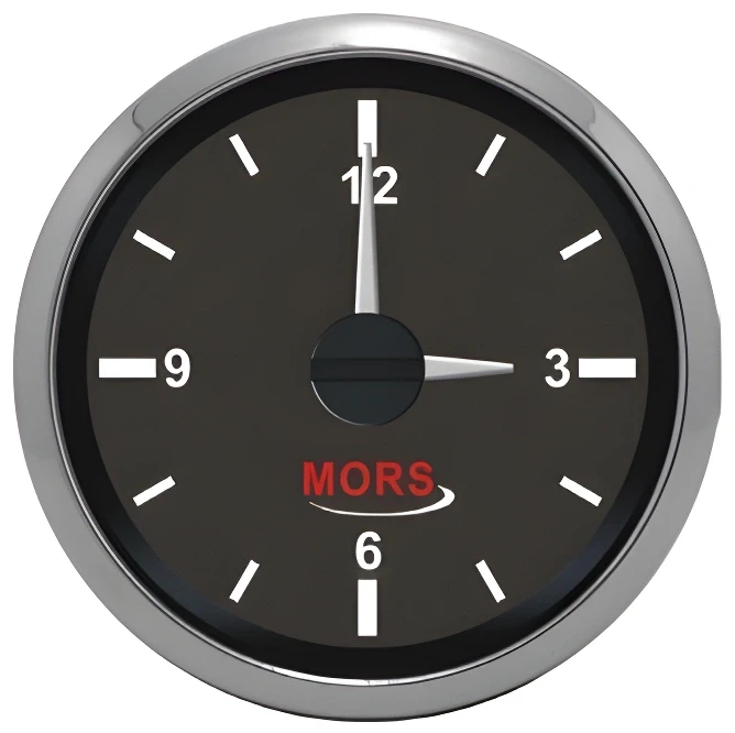 Zaman Saati̇ 12-24 V Si̇yah