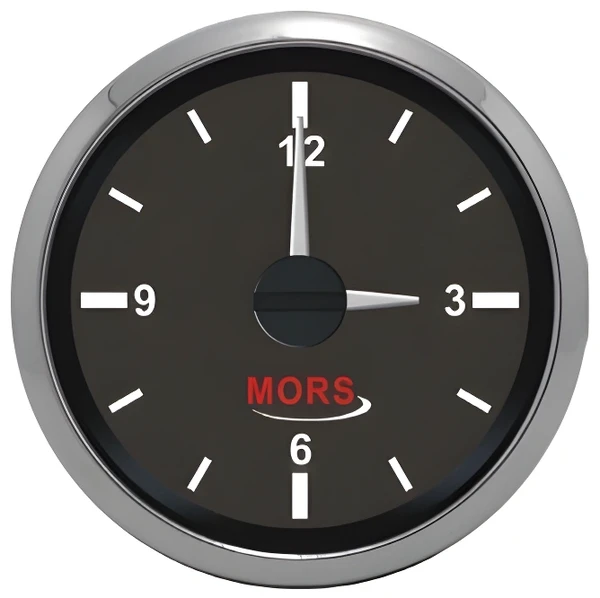 Zaman Saati̇ 12-24 V Si̇yah - 1