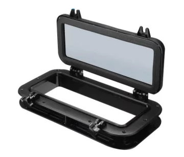 Seaflo Plasti̇k Lumboz Di̇kdörtgen 20X40 Cm Si̇yah - 1