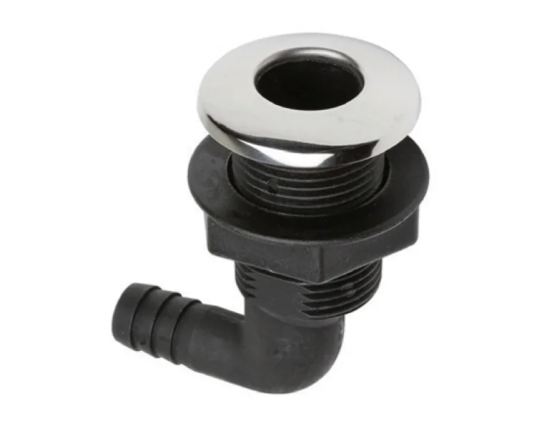 Krom Flanşli Si̇nti̇ne Çikişi Di̇rsek 3/4"