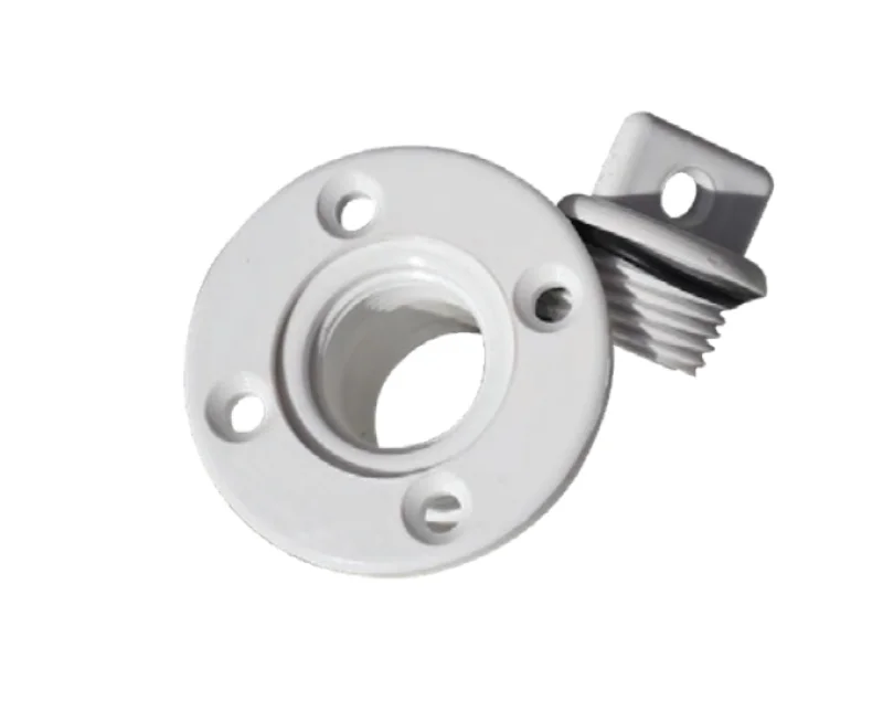 Plasti̇k Mi̇çoz Beyaz Yuvarlak 1/2"