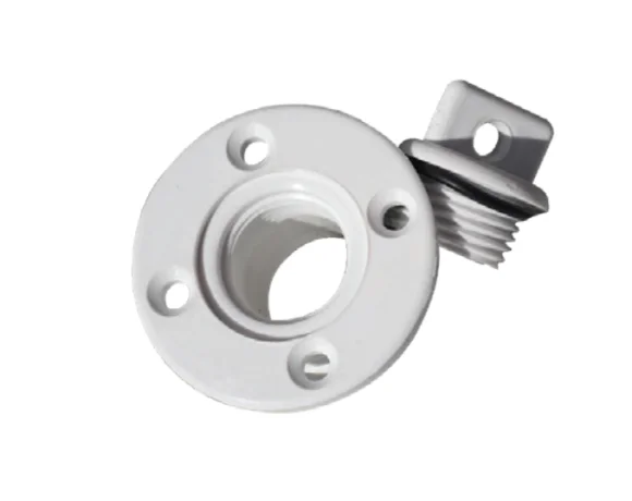 Plasti̇k Mi̇çoz Beyaz Yuvarlak 1/2"