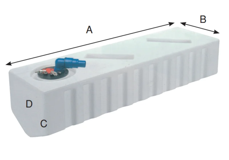 Can Yakit Tanki 122 LT Beyaz