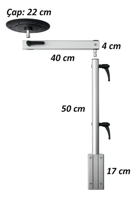 Akrobat Alümi̇nyum Masa Ayaği