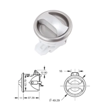 Dolap Kulbu Çevi̇rmeli̇ Çap:50 MM - 1
