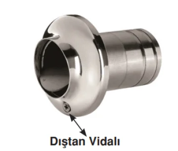 Egzoz Çikişi Çekvalfli̇ 40 MM Diştan Vi̇dali - 1