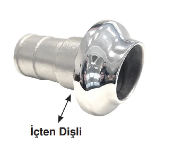 Egzoz Çikişi Çekvalfli̇ 40 MM İçten Di̇şli̇