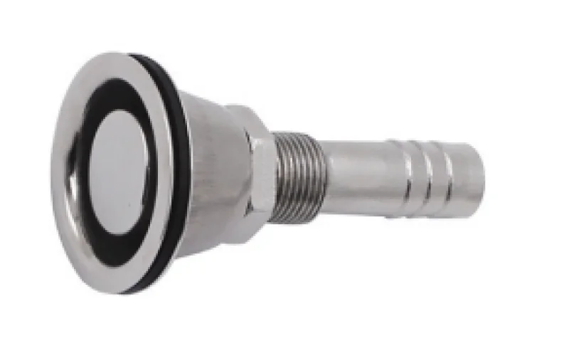 Hava Fi̇rari Flanşli Düz 5/8" Krom