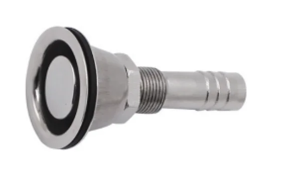 Hava Fi̇rari Flanşli Düz 5/8" Krom