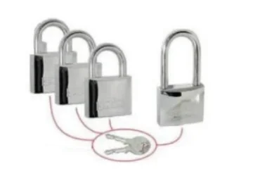 Paslanmaz 4'LÜ Asma Ki̇li̇t En:30 MM - 1