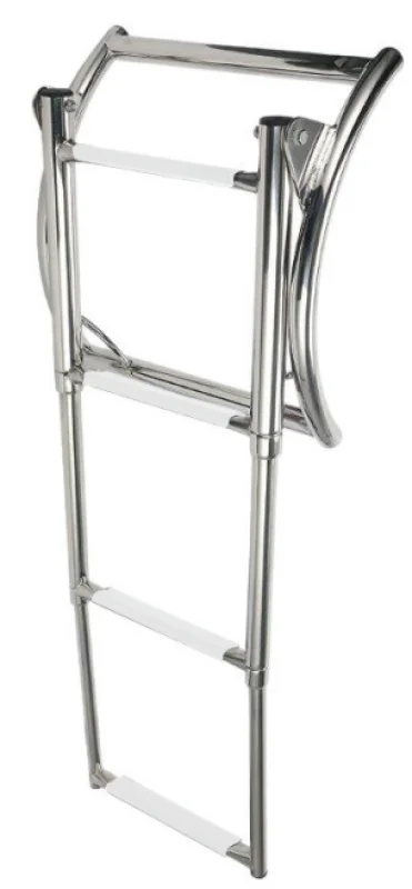 Teleskopi̇k Bot Merdi̇veni̇ 4'LÜ Krom