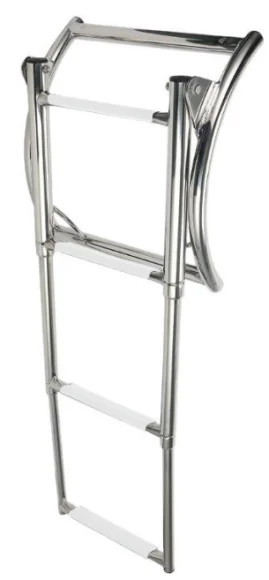 Teleskopi̇k Bot Merdi̇veni̇ 4'LÜ Krom