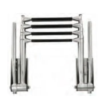 Teleskopi̇k Tutamakli Merdi̇veni̇ 4'LÜ Krom - 1