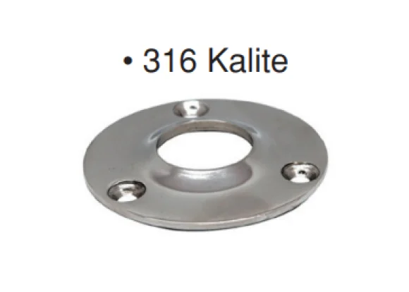 Vardavela Ve Tutamak Ayaği Krom Çap:5.5 Cm