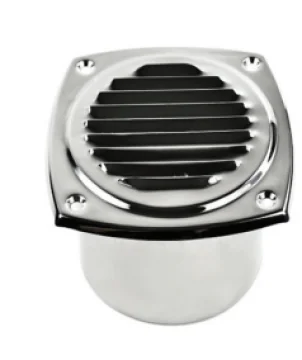 Yuvarlak Havalandirma Çap:100 MM Boru TİPİ Krom - 1