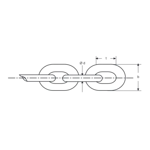 10 MM Galvani̇zli̇ Kali̇bre Force Zi̇nci̇r