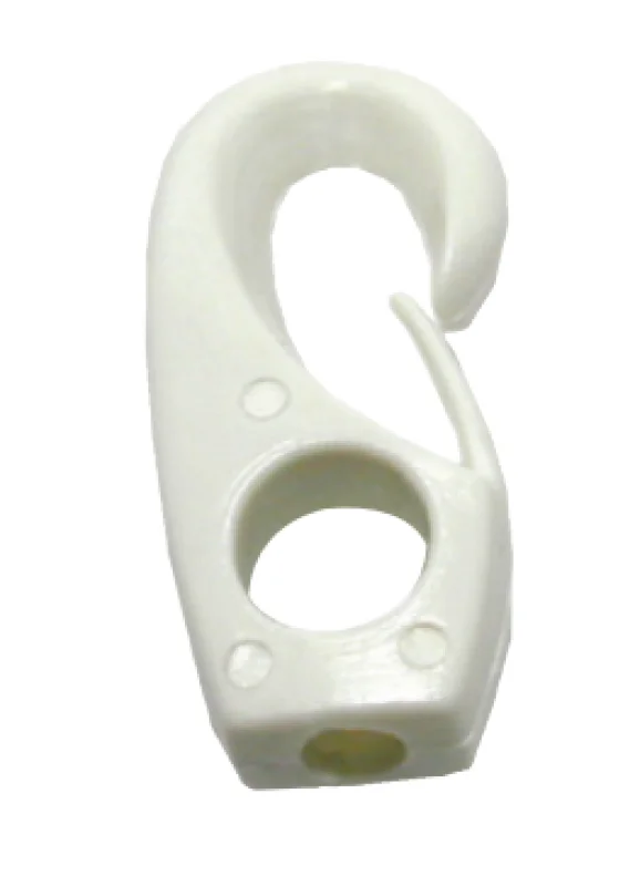 Plastic Rope Clip 10 MM White