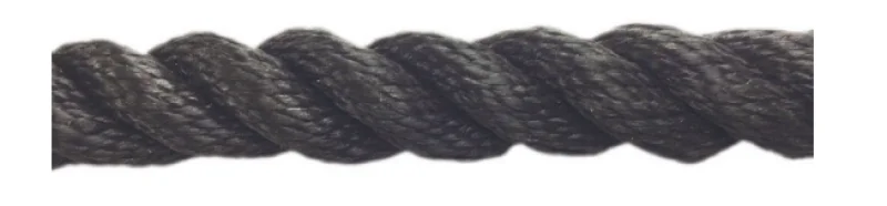 Polyester Rope 3 Strand 14 MM Black
