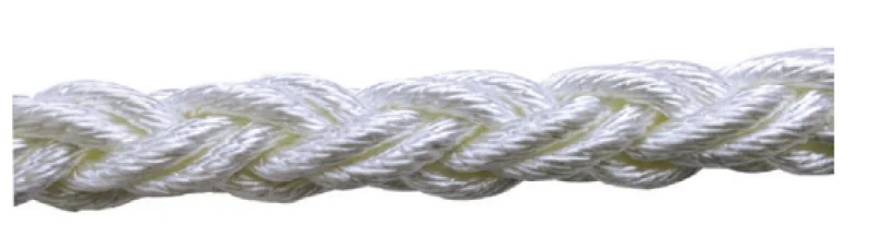 Polyester Rope 8 Strand 22 MM White