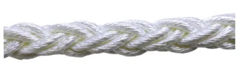 Polyester Rope 8 Strand 24 MM White - 1