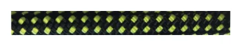 Colored Sheet Rope 06 MM Black-Yellow - 1