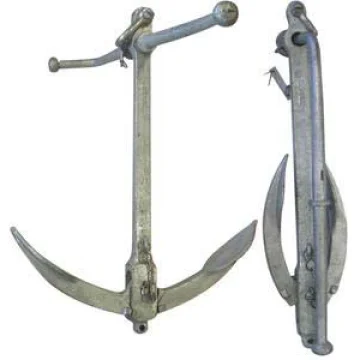 Admiralti çıpa, galvanizli, katlanır - 1