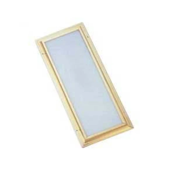 Floresan lamba gömme sarı kaplı alüminyum gövde beyaz lens. Switch´siz.