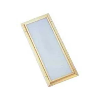 Floresan lamba gömme sarı kaplı alüminyum gövde beyaz lens. Switch´siz. - 1