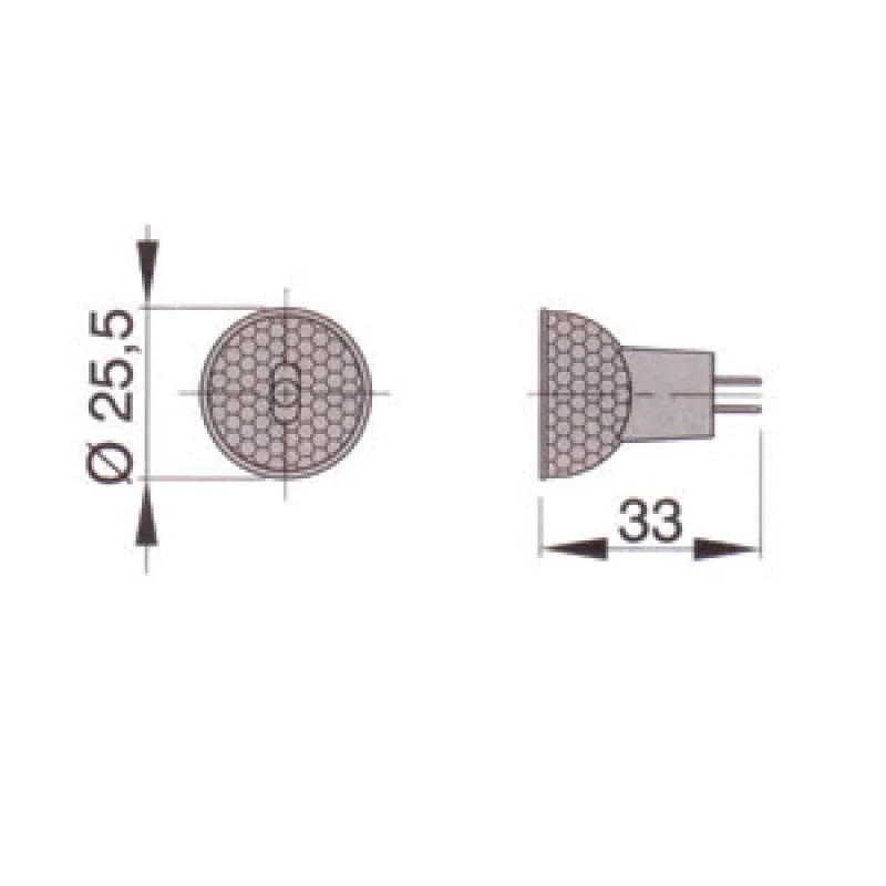 Halojen ampul. Vetus Siena ve Livorno için. 20W