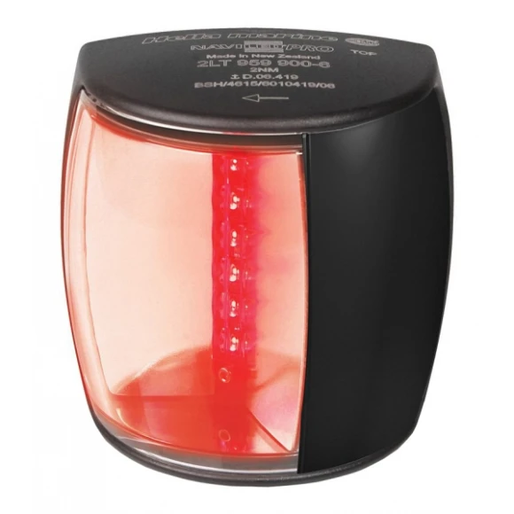 Hella Marine Naviled Pro seyir feneri. Şeffaf, ultra lensli. 2 nm.