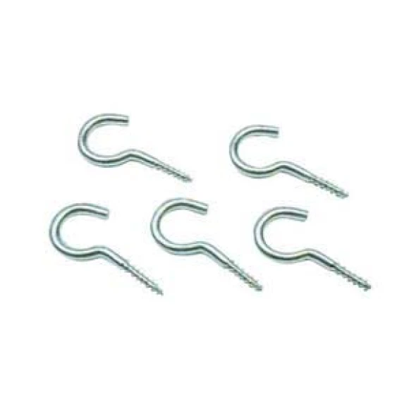 Kanca, vidalı, paslanmaz çelik.