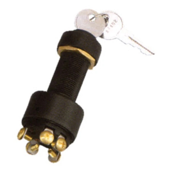 Kontak anahtarı. 5 terminal, 3 pozisyonlu.