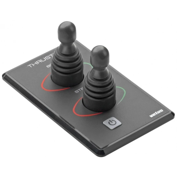 Kontrol paneli, çift joystick´li tip, 12/24V. Entegre zamanlayıcılı.